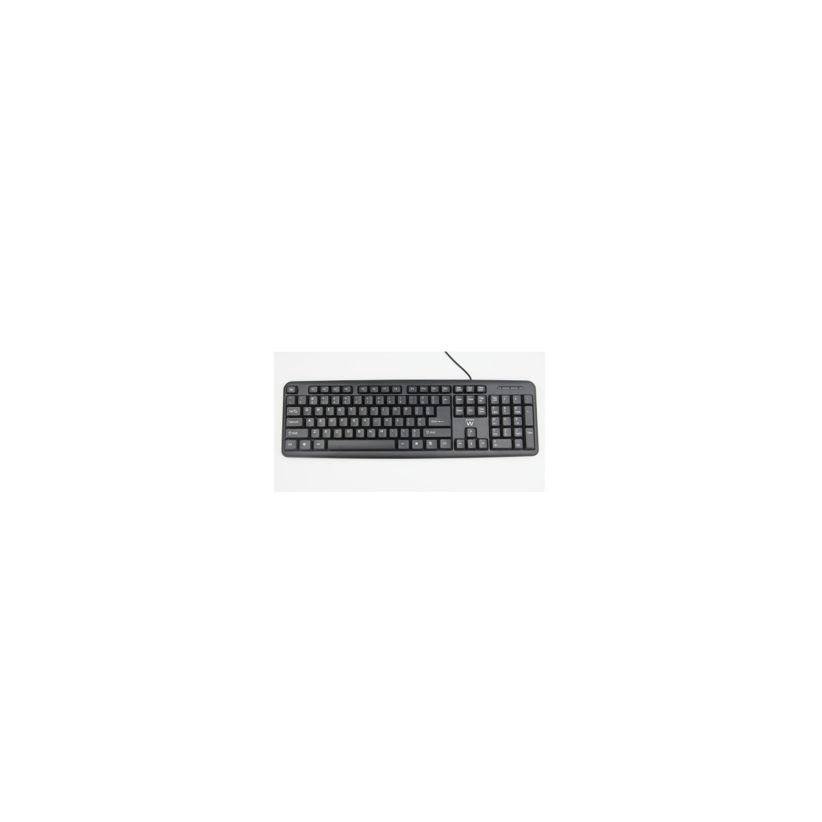 Ewent EW3109 teclado USB PS 2 Negro