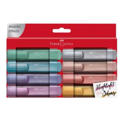 PACK 8 MARCADORES TEXTLINER 1546 FABER CASTELL 154689