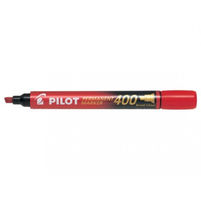 MARCADOR PERMANENTE PUNTA BISELADA SCA 400 ROJO PILOT SCA 400 R