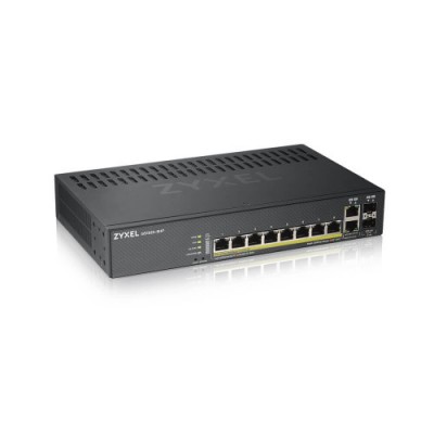 Zyxel GS1920 8HPV2 Gestionado Gigabit Ethernet 10 100 1000 Energia sobre Ethernet PoE Negro