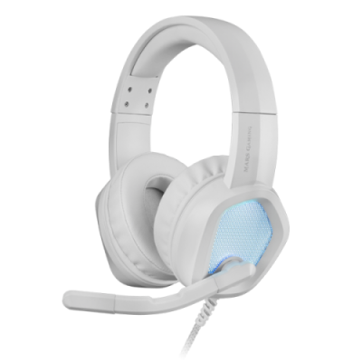 Mars Gaming MH320 Auriculares Alambrico Diadema Juego USB tipo A Blanco