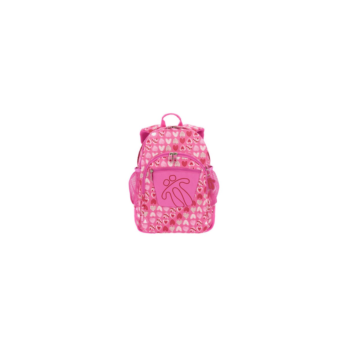 MOCHILA CRAYOLES REFUERZO CAUCHOBOLSILLOS ROSA CORAZONES TOTTO MA04ECO029 1710N 1I3