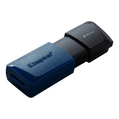 Kingston Technology DataTraveler Exodia M unidad flash USB 64 GB USB tipo A 32 Gen 1 31 Gen 1 Negro Azul