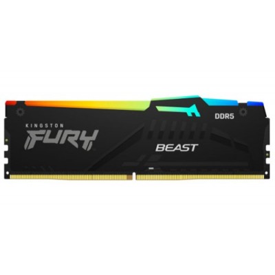 MEMORIA KINGSTON FURY BEAST RGB DDR5 32GB KIT2 5600MHZ CL40