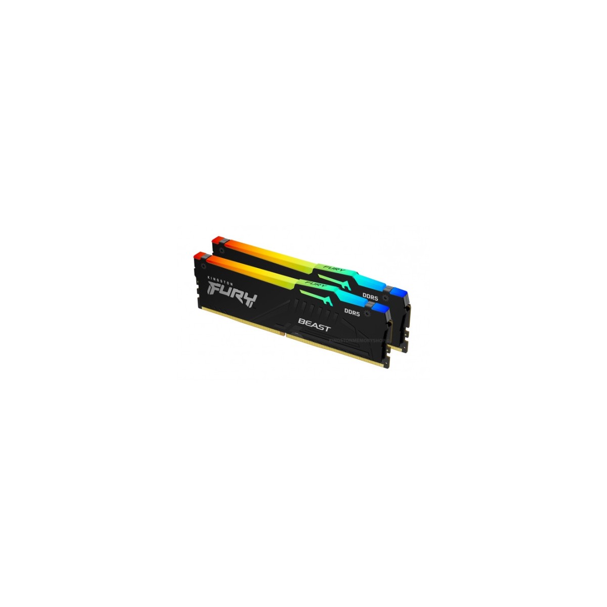 MEMORIA KINGSTON FURY BEAST RGB DDR5 32GB KIT2 5200MHZ CL40