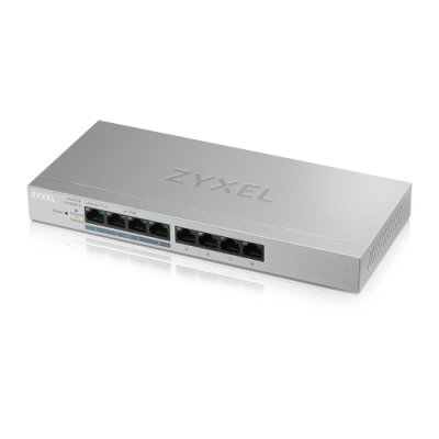 Zyxel GS1200 8HP v2 Gestionado Gigabit Ethernet 10 100 1000 Energia sobre Ethernet PoE Gris