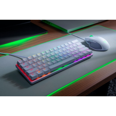 Razer Huntsman Mini teclado USB QWERTY Internacional de EEUU Blanco