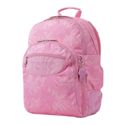 MOCHILA ESCOLAR PALMERAS ROSAS CRAYOLES TOTTO MA04ECO029 2210N 8IE