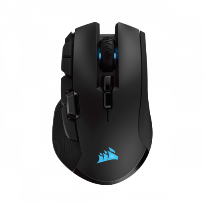 Corsair IRONCLAW RGB raton mano derecha RF WirelessBluetoothUSB Type A optico 18000 DPI