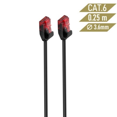 Ewent IM1046 cable de red 2 m Cat6 U UTP UTP Negro