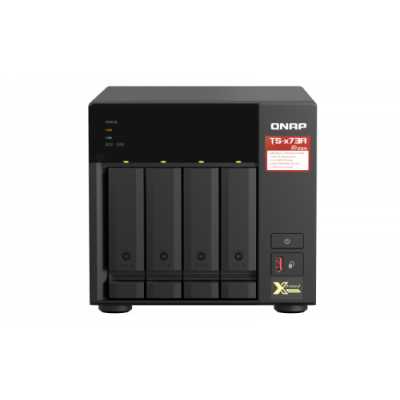 QNAP TS 473A NAS Torre Ethernet Negro V1500B