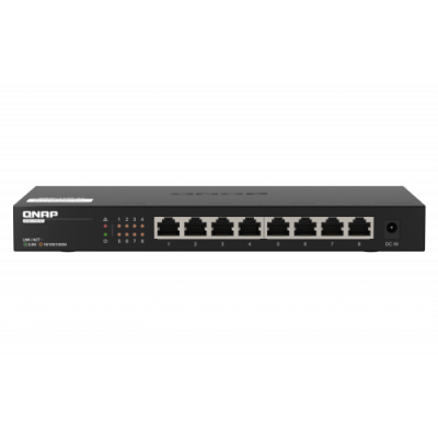 QNAP QSW 1108 8T switch No administrado 25G Ethernet 100 1000 2500 Negro