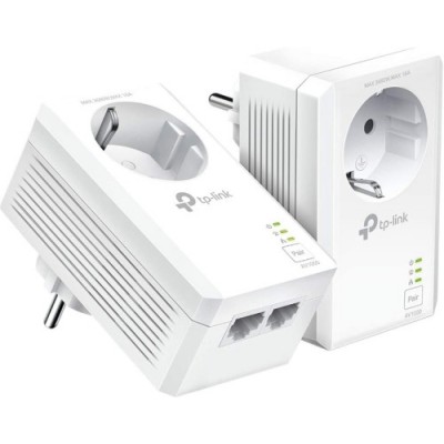 TP LINK KIT INICIAL AV1000 2 PUERTOS GIGABIT CON ENCHUFE INCORPORADO