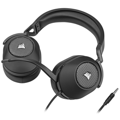 Corsair HS65 SURROUND Auriculares Alambrico De mano Juego Carbono