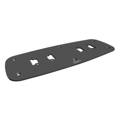 VOGELS PFF 7070 FLOOR MOUNT PLATE DOUBLE BLACK PFF7070