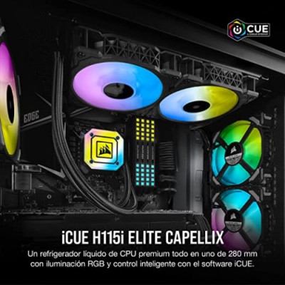 VENTI CPU CORSAIR ICUE H100I ELITE CAPELLIX XT BLANCO CW 9060072 WW