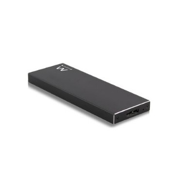 Ewent EW7023 caja para disco duro externo Caja externa para unidad de estado solido SSD Negro