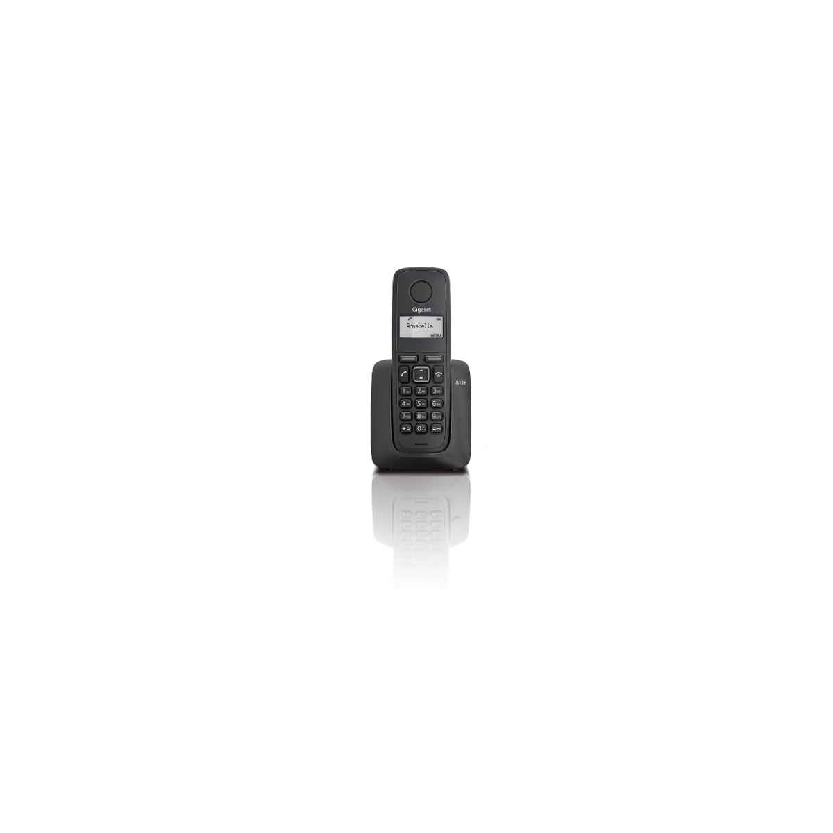 Gigaset A116 Telefono DECT Identificador de llamadas Negro