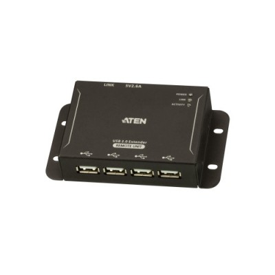 ATEN Extensor USB 20 por Cat 5 con hub de cuatro puertos hasta 50 m