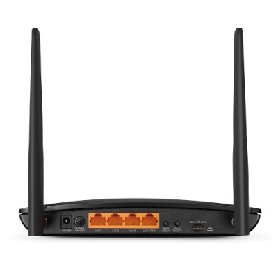 TP Link Archer MR500 router inalambrico Gigabit Ethernet Doble banda 24 GHz 5 GHz 4G Negro