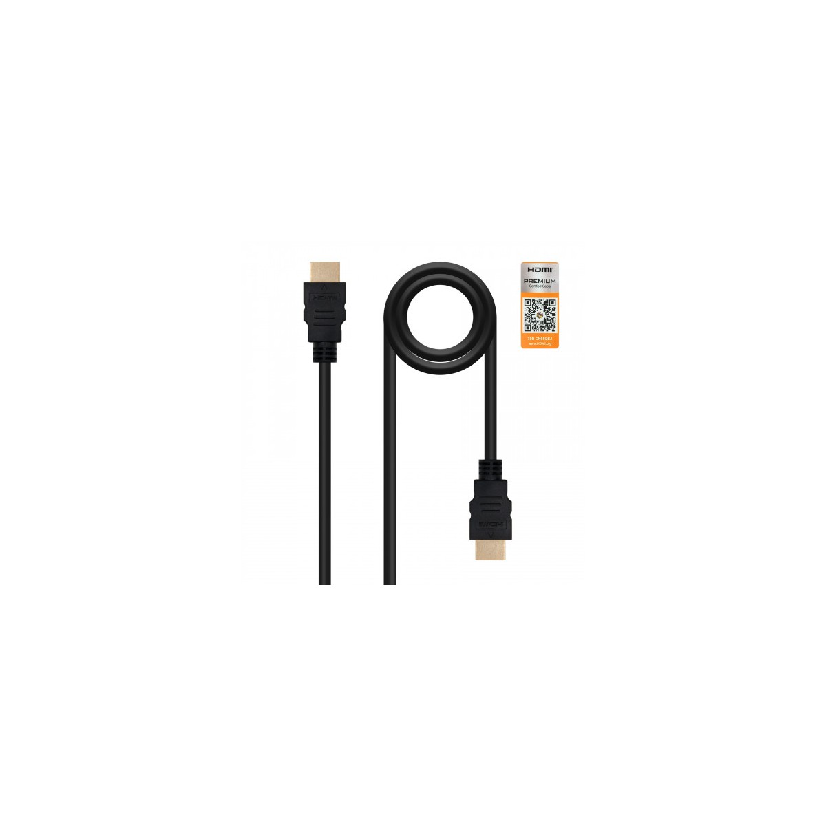 Nanocable HDMI V20 3m cable HDMI HDMI tipo A Estandar Negro