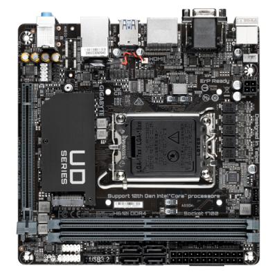 Gigabyte H610I DDR4 placa base Intel H610 Express LGA 1700 mini ITX