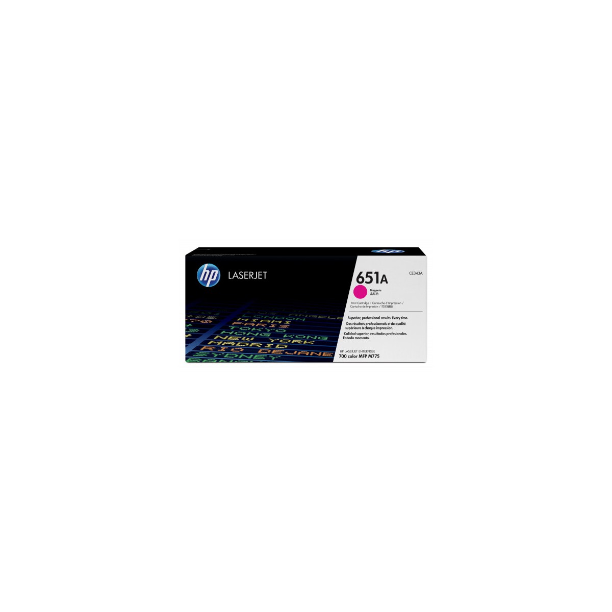 HP 651A TONER HP651A MAGENTA CE343A