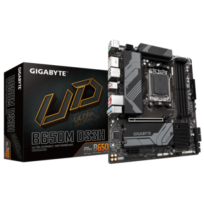 PLACA GIGABYTE B650M DS3HAMDAM5B6504DDR5128GBHDMI2DP4SATA32M225GBE4USB32MATX