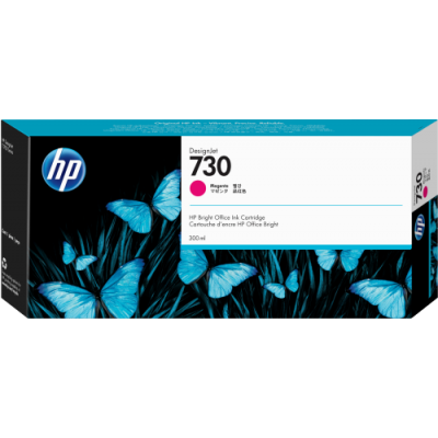 HP Cartucho de tinta DesignJet 730 magenta de 300 ml