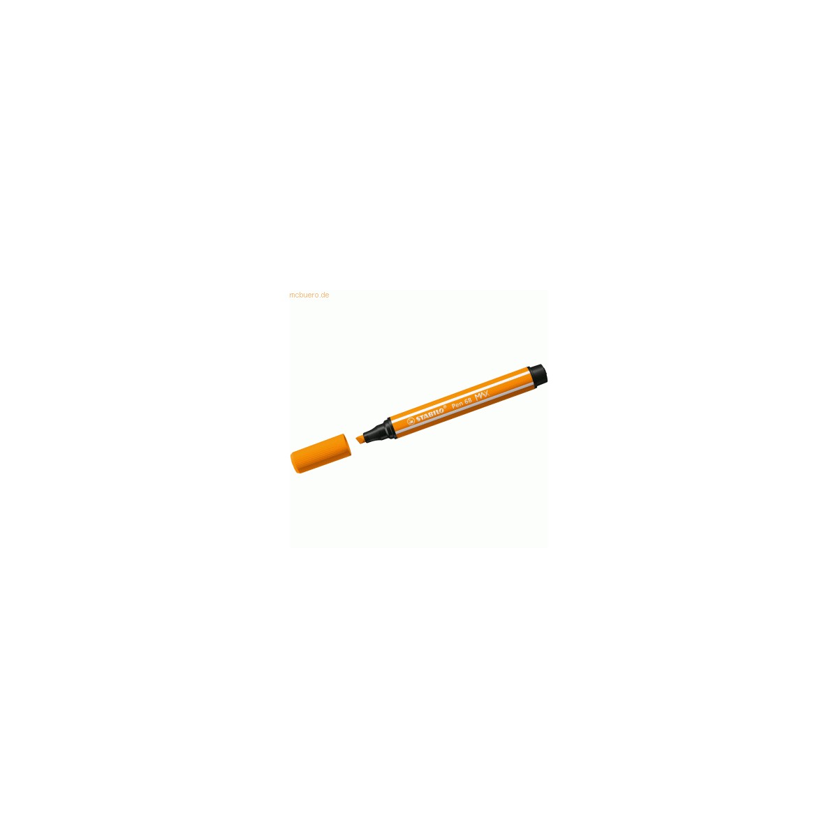 ROTULADOR PREMIUM CON PUNTA DE FIBRA BISELADA PEN 68 MAX COLOR NARANJA STABILO 768 54