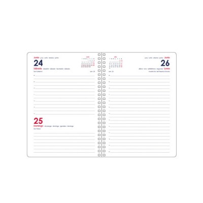 AGENDA 2024 GLOSS DiA PaGINA 125 X 18 CM AZUL DOHE 12572 24