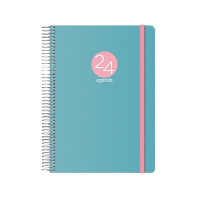 AGENDA 2024 MEMPHIS DiA PaGINA 15 X 21 CM MODELO VERDE DOHE 12687 24