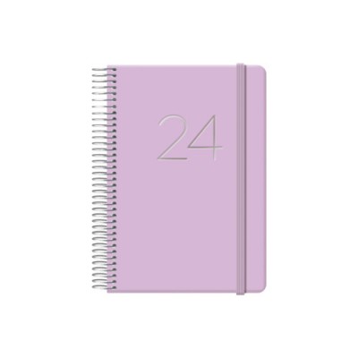 AGENDA 2024 GLOSS DiA PaGINA 125 X 18 CM MORADO DOHE 12574 24