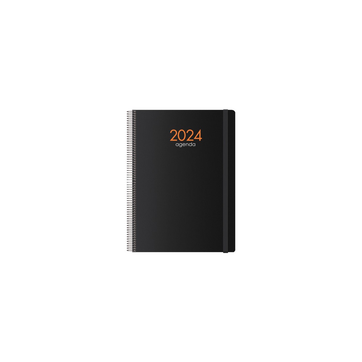 AGENDA 2024 SYNCRO DiA PaGINA 21 X 29 CM NEGRO DOHE 11617 24