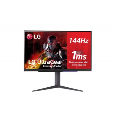 LG MONITOR 27GR93U B 27 16 9 ULTRA GEAR GAMING 4K 3840 X 2160 IPS 1 MS 144 HZ FREE SYNC 2X HDMI DP 3X USB A