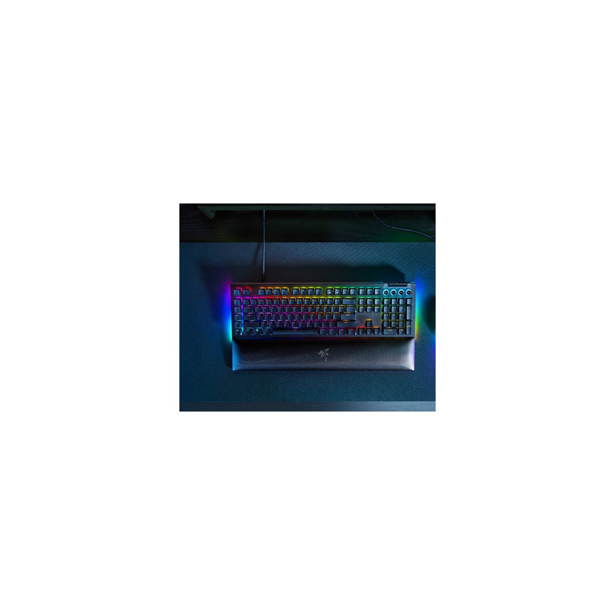 TECLADO RAZER BLACKWIDOW V4 GREEN SWITCH USA RZ03 04690100 R3M1