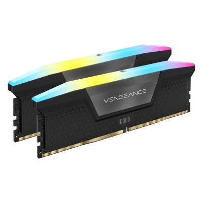 MEMORIA CORSAIR DDR5 64GB 2X32GB PC5600 VENGEANCE RGB CMH64GX5M2B5600C40