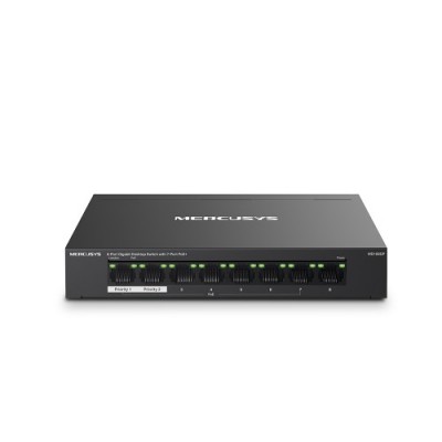 Mercusys MS108GP switch Gestionado Gigabit Ethernet 10 100 1000 Energia sobre Ethernet PoE Negro