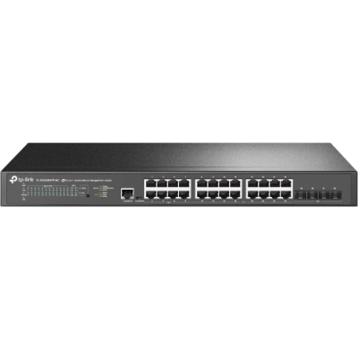 TP Link TL SG3428XPP M2 switch Gestionado L2 25G Ethernet 100 1000 2500 Energia sobre Ethernet PoE 1U Negro