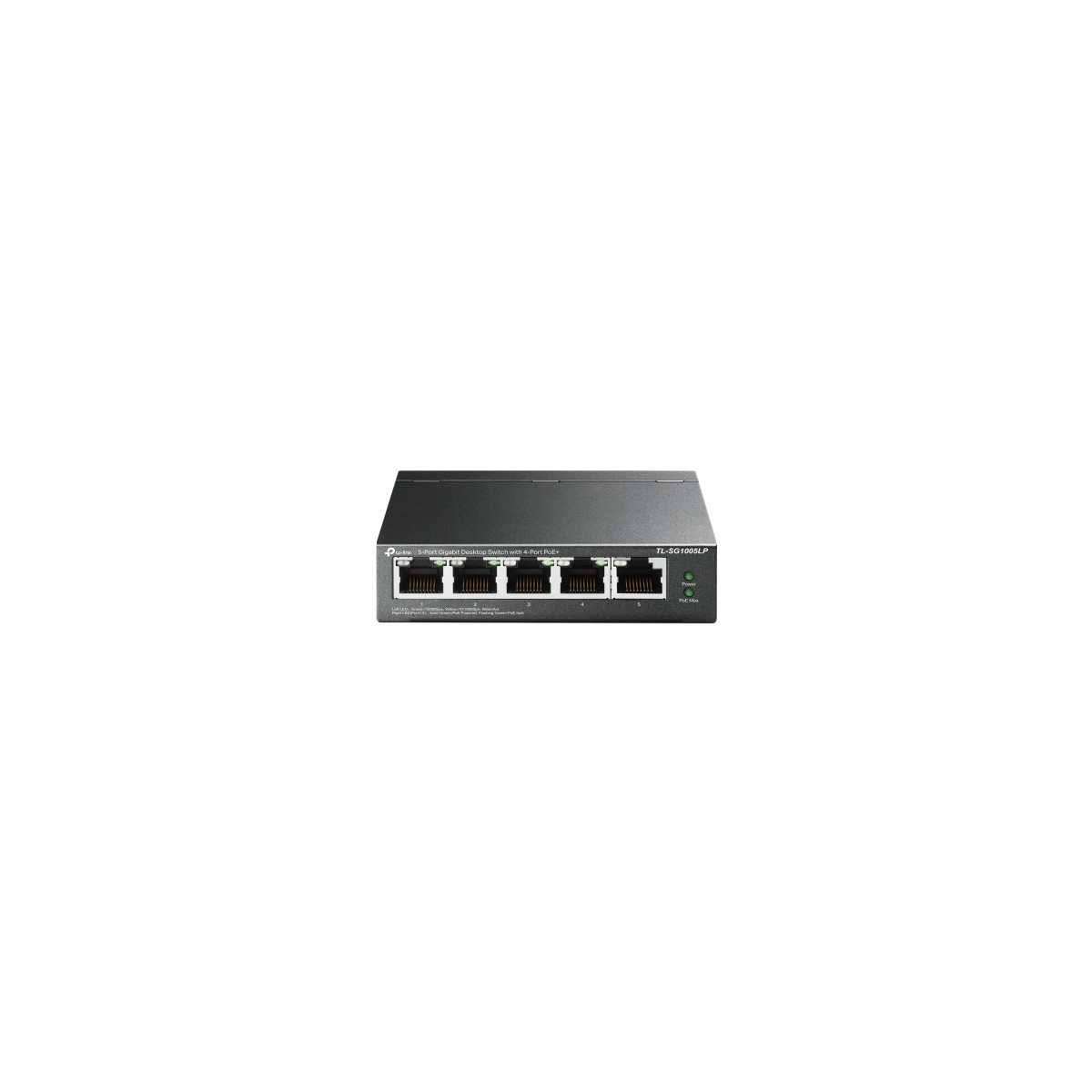 TP LINK TL SG1005LP switch No administrado Gigabit Ethernet 10 100 1000 Energia sobre Ethernet PoE Negro