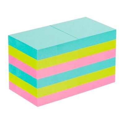 PACK 12 BLOCS 90 HOJAS NOTAS ADHESIVAS 476X476MM SUPER STICKY COLECCIoN COSMIC CAJA CARToN 622 12SS COS POST IT 7100290180