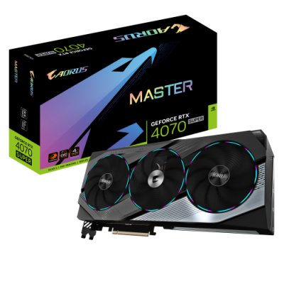 Gigabyte AORUS GeForce RTX 4070 SUPER MASTER 12G NVIDIA 12 GB GDDR6X