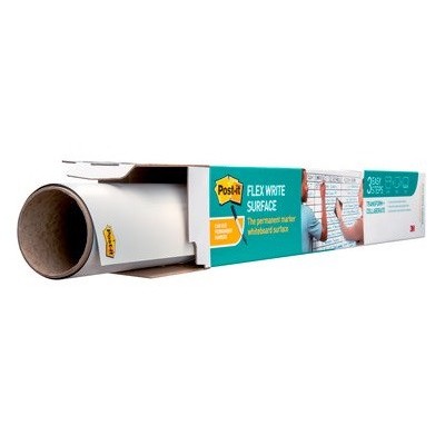 SUPERFICIE ADHESIVA DE BORRADO EN SECO 1219X1829M SUPER STICKY FLEX WRITE ROLLO FWS6X4 POST IT 7100198315