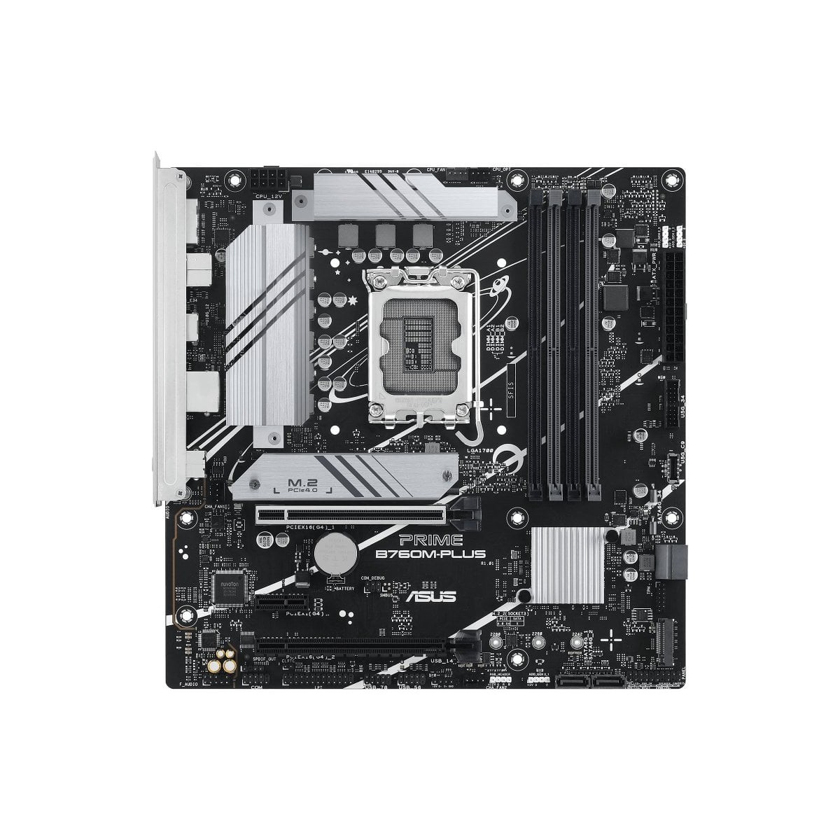 PLACA ASUS PRIME B760M PLUSINTEL1700B7604DDR5128GBHDMIDP4SATA2M25USB 321USB C25GBMATX