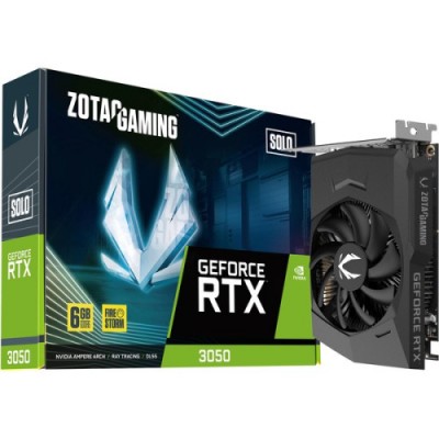 VGA ZOTAC RTX 3050 6GB SOLO GDDR6NVRTX3050GDDR66GB96BITHDMI3DP1 VENTILADOR ZT A30510G 10L