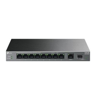 TP Link LiteWave LS1210GP switch No administrado Gigabit Ethernet 10 100 1000 Energia sobre Ethernet PoE Negro