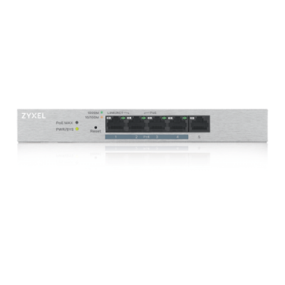 Zyxel GS1200 5HP v2 Gestionado Gigabit Ethernet 10 100 1000 Energia sobre Ethernet PoE Gris