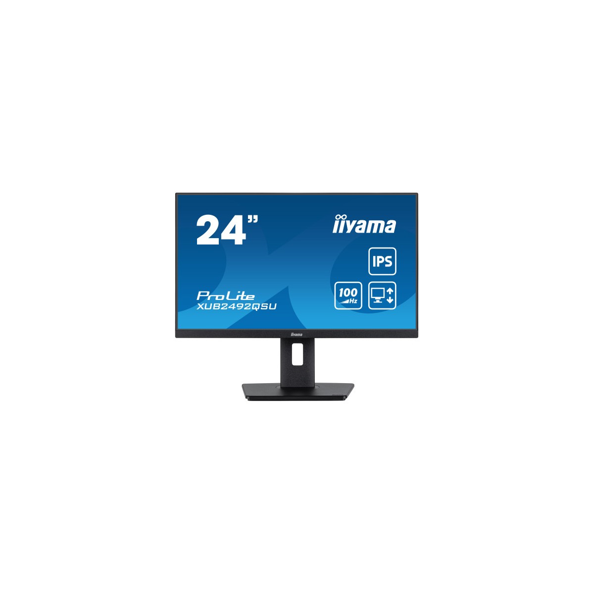 iiyama ProLite XUB2492QSU B1 pantalla para PC 605 cm 238 2560 x 1440 Pixeles Wide Quad HD LED Negro