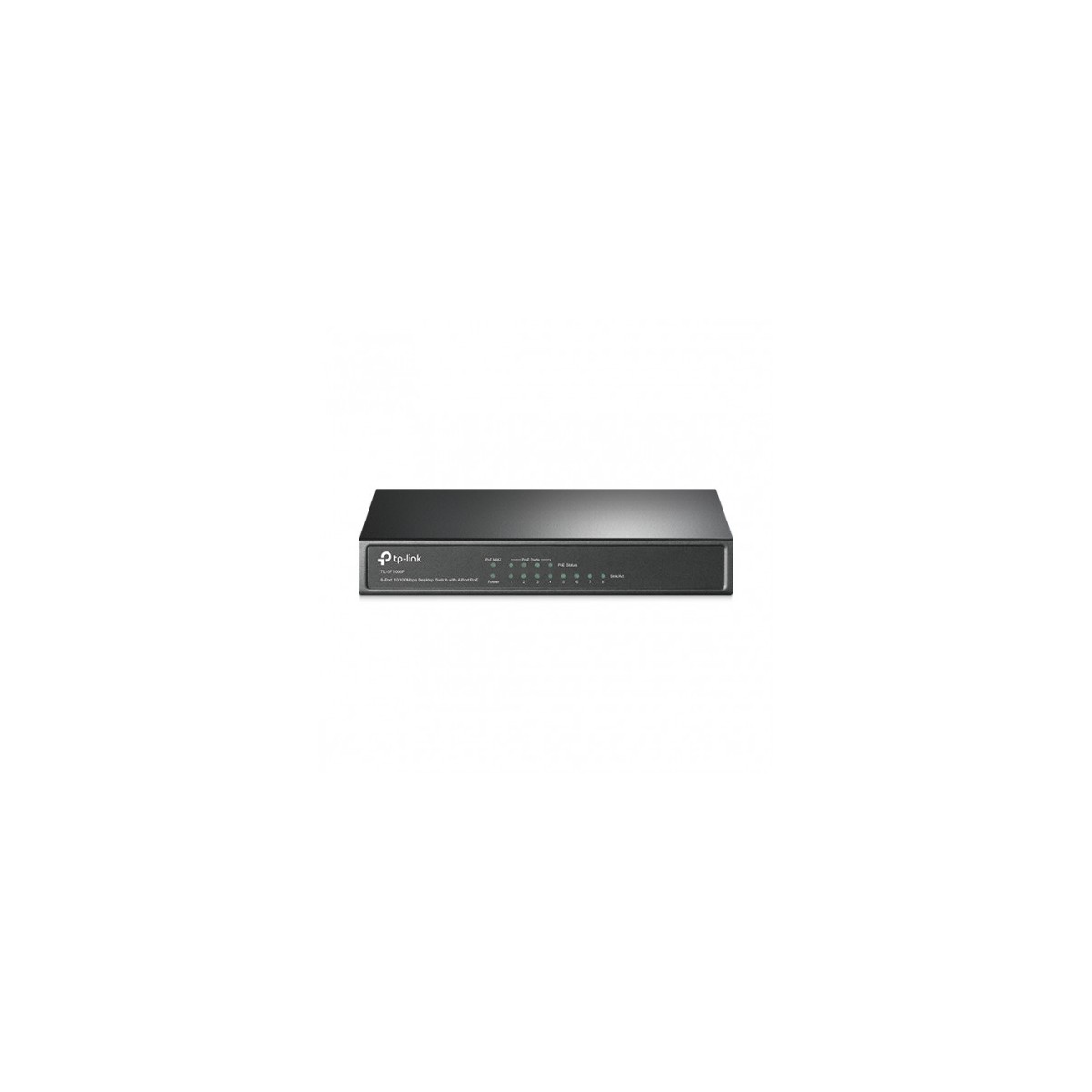 TP LINK TL SF1008P No administrado Fast Ethernet 10 100 Energia sobre Ethernet PoE Negro