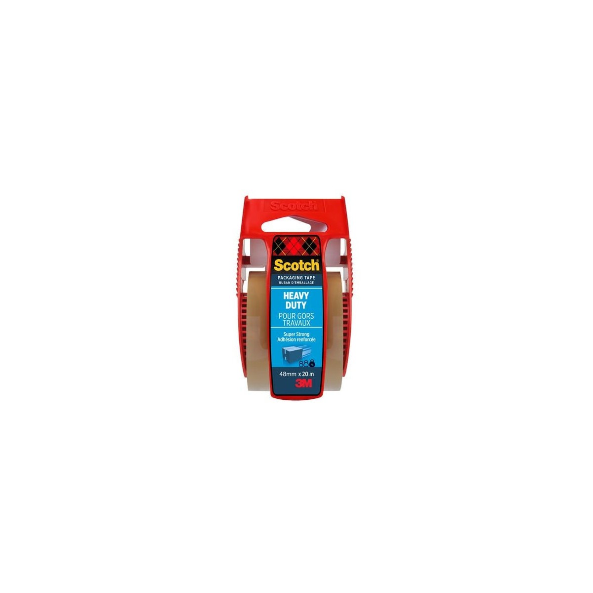 ROLLO CINTA DE EMBALAJE TAREAS DIFiCILES MARRoN 48MM X 20M CON DISPENSADOR C5020D SCOTH 7100300144